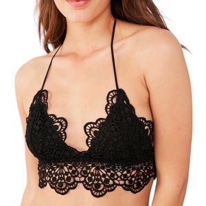 Urban Outfitters Cari Lace Halter Bra
